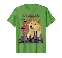 dogezilla T-Shirt | Funny Doge Meme Shiba Inu Hund Tee von Animalzilla Cute Animal Tee Shirts