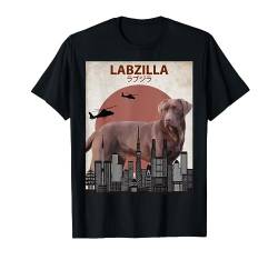 labzilla Funny Schokolade Labrador Retriever Lab Hunde-T-Shirt von Animalzilla Cute Animal Tee Shirts