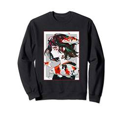 Anime Girl Japanisch Ästhetisch Anime Otaku Geschenk Sweatshirt von Anime Artwork Kollektion von MNI