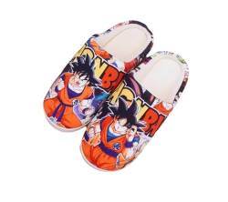 Anime Clothing Anime Hausschuhe Unisex Plüsch Pantoffeln Rutschfest House Slippers Winter Warme Schlappen DB,44-45 von Anime Clothing