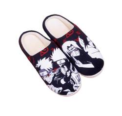 Anime Clothing Anime Hausschuhe Unisex Plüsch Pantoffeln Rutschfest House Slippers Winter Warme Schlappen Naru,44-45 von Anime Clothing