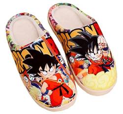 Anime Clothing Hausschuhe Damen Herren Plüsch Pantoffeln Rutschfest House Slippers Winter Warme Schlappen DB-2,42-43 von Anime Clothing