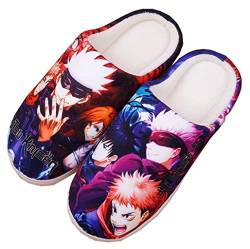 Anime Clothing Hausschuhe Damen Herren Plüsch Pantoffeln Rutschfest House Slippers Winter Warme Schlappen Naru,44-45 von Anime Clothing