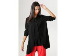 Longbluse ANISTON SELECTED Gr. 38, schwarz Damen Blusen langarm von Aniston