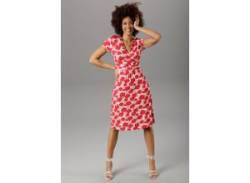 Sommerkleid ANISTON SELECTED Gr. 36, N-Gr, rot (rot, weiß) Damen Kleider Strandkleider Bestseller von Aniston