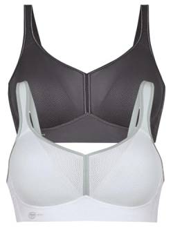 Anita 2er Pack Sport BH AIR Control DELTAPAD 5544 Gr. 75D in 1xanthrazit 1xweiß von Anita