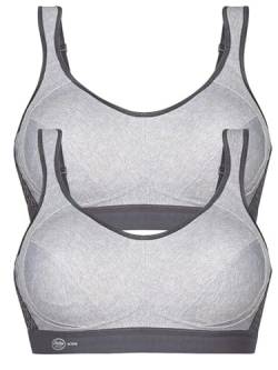 Anita 2er Pack Sport BH Extreme Control 5527 Gr. 95E in 1xheather Grey 1xheather Grey von Anita