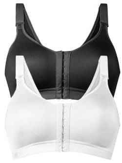 Anita 2er Pack Sport-BH Frontline Open 5523 Gr. 75C in 1xschwarz 1xweiß von Anita