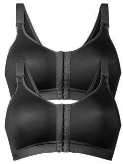 Anita 2er Pack Sport-BH Frontline Open 5523 Gr. 90B in 1xschwarz 1xschwarz von Anita