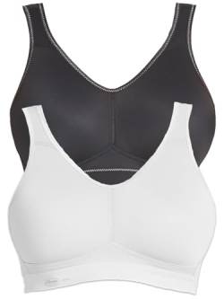 Anita 2er Sparpack Sport-BH Light & Firm 5521 Gr. 75C in 1xschwarz 1xweiß von Anita