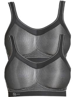 Anita 2er Sparpack Sport BH Momentum 5529 Gr. 85H in 1xschwarz 1xschwarz von Anita