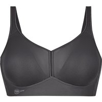 Anita Air Control DeltaPad Sport-BH, doppellagig, Komfortträger, für Damen, grau, 70G von Anita