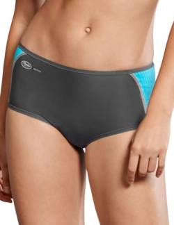 Anita Damen Sport Panties,Mehrfarbig (Peacock/Anthracite), Gr. 48 von Anita