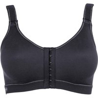 Anita Frontline Open Sport-BH, bügellos, Vorderverschluss, für Damen, schwarz, 90A von Anita