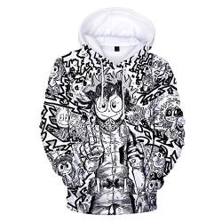 Anjinguang Jungen und Mädchen Neuheit Sweatshirt Kinder Hoodies Anime My Hero Academia Hoodie Boku No Hero Academia MHA Friends Sweatshirt für Kinder 100-150cm, Typ2, 120 cm von Anjinguang