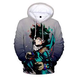 Anjinguang Jungen und Mädchen Neuheit Sweatshirt Kinder Hoodies Anime My Hero Academia Hoodie Boku No Hero Academia MHA Friends Sweatshirt für Kinder 100-150cm, Typ9, 140 cm von Anjinguang