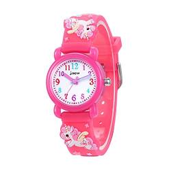 Anloo Mädchen Jungen Kleine Kinder Niedlich Uhr Armbanduhr Zeit Lehrer,Silikon Kinderuhr 3D Cute Cartoon Wasserdicht Lehruhr Geschenk für Kids Kinder Kleine Mädchen Jungen von Anloo