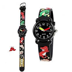 Anloo Mädchen Jungen Kleine Kinder Niedlich Uhr Armbanduhr Zeit Lehrer,Silikon Kinderuhr 3D Cute Cartoon Wasserdicht Lehruhr Geschenk für Kids Kinder Kleine Mädchen Jungen von Anloo