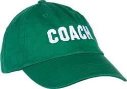 Coach | Coaching Baseballmütze – Königsblau, Rot, Grün, Marineblau, Schwarz Herren Damen Kappe, Kelly, grün, Einheitsgröße von Ann Arbor T-shirt Co.