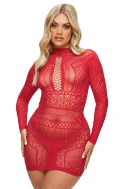 Ann Summers Damen-Kostüm Janelle mit Schmucksteinen, rot, 36 von Ann Summers