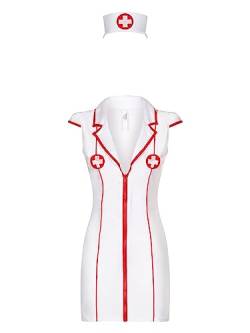 Ann Summers Krankenhaus Krankenschwester Kostüm Damen - Krankenschwestern Uniform Kleid - Krankenschwester Outfits für Frauen - Halloween Kostüm Krankenschwestern Outfit Verkleidung - Krankenschwester von Ann Summers