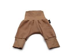 Anna Karinna Kids Baby Pants Rib Cotton, Baggy Baby Pants, Jogger Pants Baby, Pumphose Baby Girl and Boy, Spring-Summer Baby Baggy Pants (as3, Numeric, Numeric_92, Brown) von Anna Karinna Kids