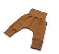 Anna Karinna Kids Pumphose Musselin Kinder Hose Baby Bio Baumwolle Sommer Junge und Mädchen Camel 80 von Anna Karinna Kids