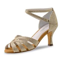 Anna Kern Damen Tanzschuhe 750-60 - Farbe: Gold - Größe: UK 5 von Anna Kern