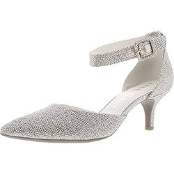 Anne Klein Damen Fabulist Pump Pumps, Platin, 42.5 EU von Anne Klein