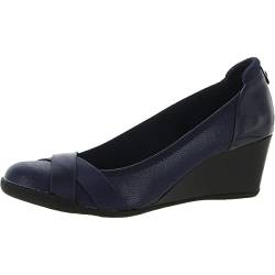 Anne Klein Damen Timeout Wedge Heel Pumps, Navy, 37 EU von Anne Klein