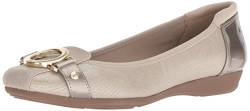 Anne Klein Damen Umeko Ballerinas, Metallic Taupe, 38 EU von Anne Klein