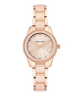 Anne Klein Damenuhr Analog Quarz Rose mit Metallarmband AK/3212LPRG von Anne Klein