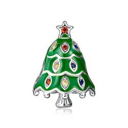 Annmors Christmas tree Charm 925 Sterling Silber Charms Schmuck für Europa Halsketten Schmuck Geschenk für Frau Tochter von Annmors