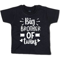 ANNY T-Shirt Big brother of twins Baby T-Shirt, mit Spruch / Sprüche / Print / Aufdruck von Anny