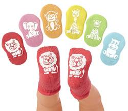 Anole Socken für Neugeborene & Säuglinge - 6 Paar - Söckchen für Mädchen und Jungen aus weicher Baumwolle (Bunt, 3-6 Monate) von Anole