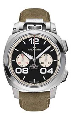 Anonimo Militare Herren Uhr analog Automatik mit Leder Armband AM112201002A21 von Anonimo