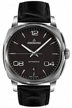 Anonimo epurato Herren Uhr analog Automatik mit Leder Armband AM400001101W11 von Anonimo