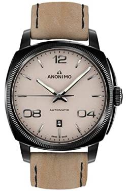 Anonimo epurato Herren Uhr analog Automatik mit Leder Armband AM400002229K19 von Anonimo