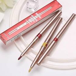 Anoudon 3pcs Auto-Rotating Lip Liner, wasserdicht, langlebig, nicht markierend, Lippenbeißen Lippenstift automatisch drehen von Anoudon