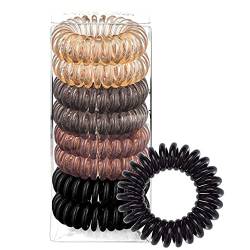 Telefon Draht Haarschleife Mädchen Haarbinde Stirnband Einfaches Haarseil Farbe hoher elastischer Drahtschleife Anzug von Anoudon