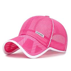Anshili Kinder Junge Mesh Cap Baseball Cap atmungsaktive Mädchen Kappe für Sommer (Pink) von Anshili