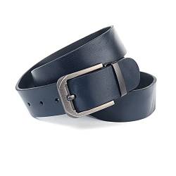 Anthoni Crown Unisex Leather Belt G rtel, Dunkelblau, 85 EU von Anthoni Crown