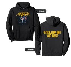 Anthrax - Among The Living 35th Follow Me Front Back Print Pullover Hoodie von Anthrax Official