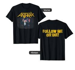 Anthrax - Among The Living 35th Follow Me Front Back Print T-Shirt von Anthrax Official