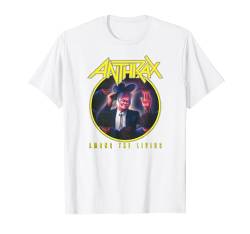 Anthrax – Among The Living Yellow Logo T-Shirt von Anthrax Official