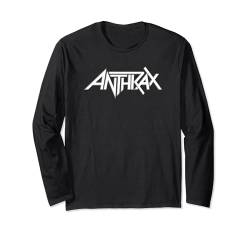 Anthrax – Anthrax White Logo Langarmshirt von Anthrax Official