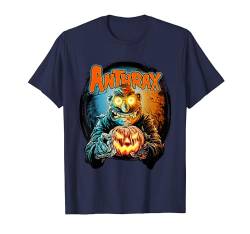 Anthrax – Jack-O- Lantern On Navy T-Shirt von Anthrax Official