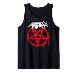 Anthrax – Red Pentagram Logo Tank Top von Anthrax Official