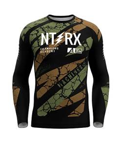 Anthrax Rashguard True Speed - Funktionsshirt Herren Langarm - Dry-Fit Funktion - Leichtes und Luftdurchlässiges Material – Vielfältige Designs – Crossfit - Ausdauer - Fitness von Anthrax