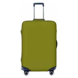 Anticsao Gelbe Gepäckabdeckung, waschbare Kofferbezüge, modische Gepäckbezüge, kratzfester Kofferschutz, Olivgrün, Größe L, 1 von Anticsao